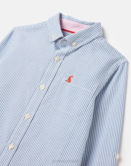 Apparel IE Joules Boys Oxford Stripe Shirt 2-12 Years BLUE STRIPE JVVL348