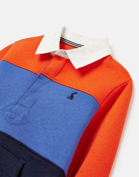 Apparel IE Joules Boys Try Rugby Sweatshirt 2-12 Years NAVY JVVL363