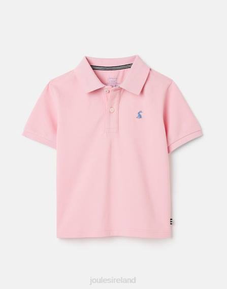 Apparel IE Joules Boys Woody Polo Shirt 2-12 Years LIGHT PINK JVVL378