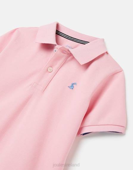 Apparel IE Joules Boys Woody Polo Shirt 2-12 Years LIGHT PINK JVVL378