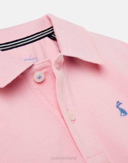 Apparel IE Joules Boys Woody Polo Shirt 2-12 Years LIGHT PINK JVVL378