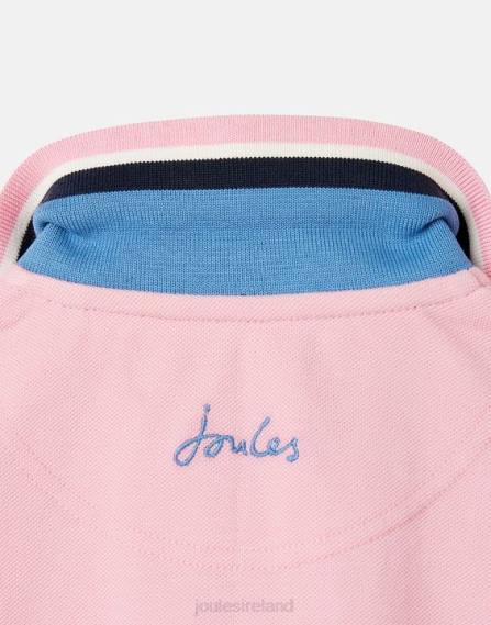 Apparel IE Joules Boys Woody Polo Shirt 2-12 Years LIGHT PINK JVVL378