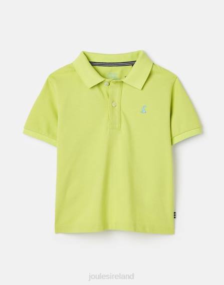 Apparel IE Joules Boys Woody Polo Shirt 2-12 Years LIME GRANITA JVVL375