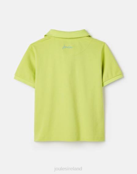 Apparel IE Joules Boys Woody Polo Shirt 2-12 Years LIME GRANITA JVVL375