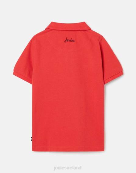 Apparel IE Joules Boys Woody Polo Shirt 2-12 years RED JVVL380