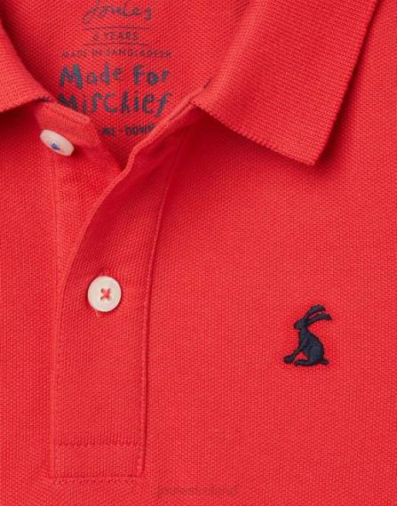 Apparel IE Joules Boys Woody Polo Shirt 2-12 years RED JVVL380