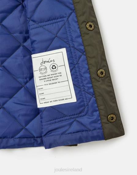 Apparel IE Joules Boys Bramble Diamond Quilt Vest 2-12 Years HERITAGE GREEN JVVL360