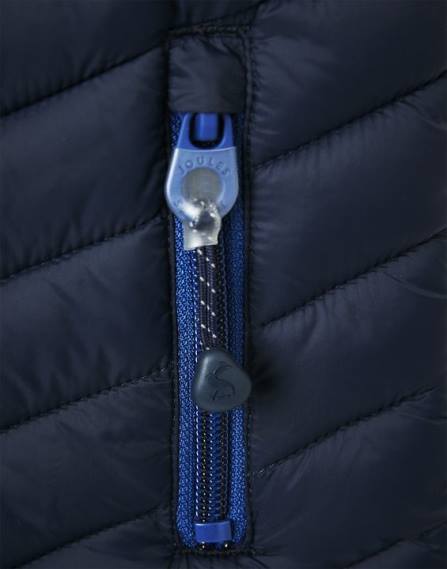 Apparel IE Joules Boys Crofton Packable Vest 2-12 Years NAVY COLOUR BLOCK JVVL347
