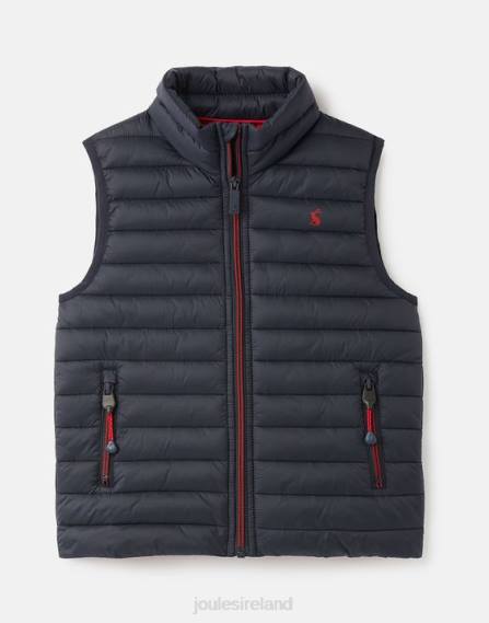 Apparel IE Joules Boys Crofton Showerproof Packable Vest 2-12 Years MARINE NAVY JVVL359