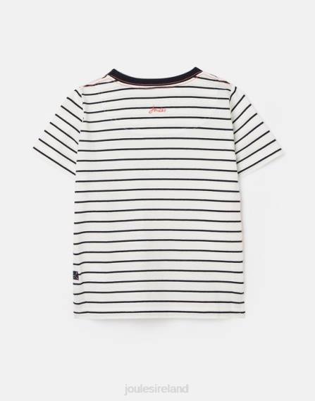 Apparel IE Joules Boys Archie Short Sleeve Applique T-Shirt 2-8 Years NAVY STRIPE CRABS JVVL364