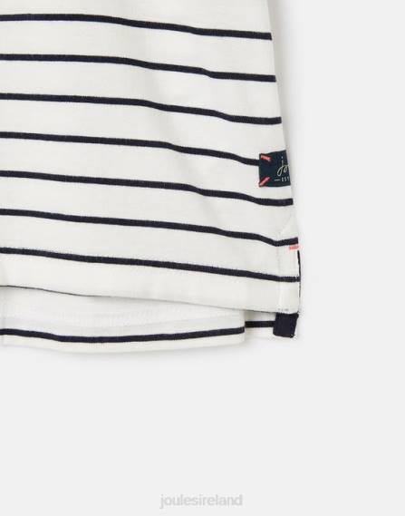 Apparel IE Joules Boys Archie Short Sleeve Applique T-Shirt 2-8 Years NAVY STRIPE CRABS JVVL364
