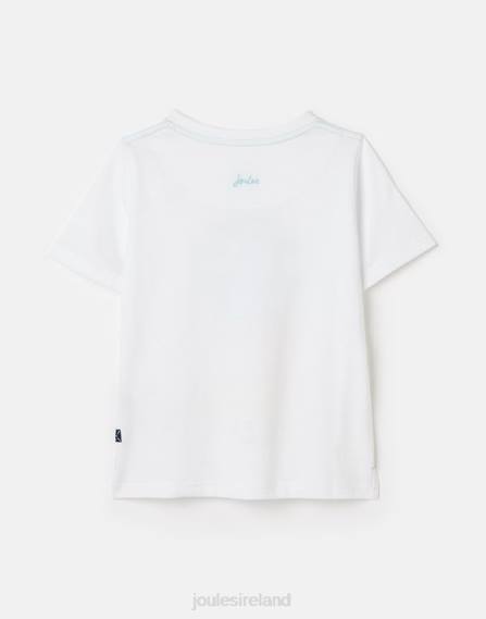 Apparel IE Joules Boys Ben Short Sleeve T-Shirt 2-12 Years WHITE SURF BOARDS JVVL362
