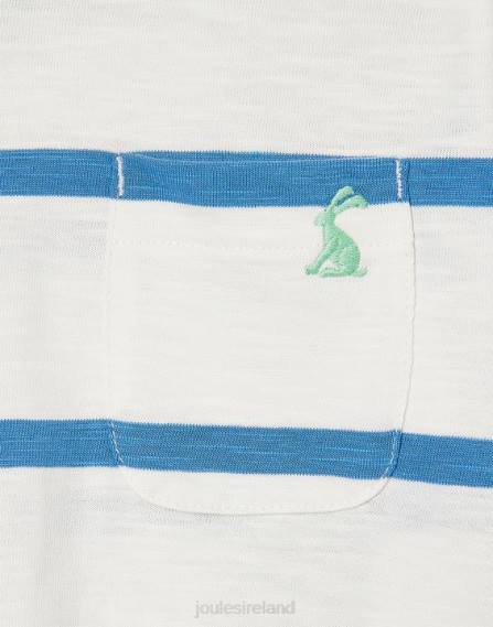 Apparel IE Joules Boys Laundered Stripe T-Shirt 2-12 Years LIGHT BLUE STRIPE JVVL358