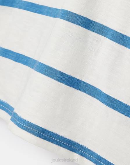 Apparel IE Joules Boys Laundered Stripe T-Shirt 2-12 Years LIGHT BLUE STRIPE JVVL358