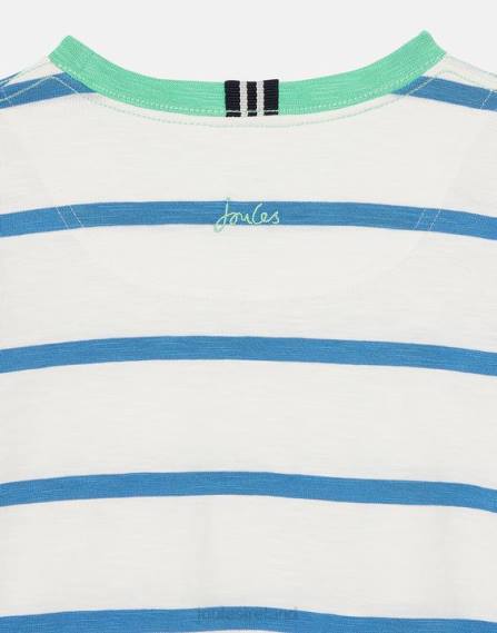Apparel IE Joules Boys Laundered Stripe T-Shirt 2-12 Years LIGHT BLUE STRIPE JVVL358