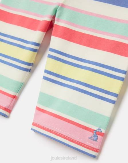 Apparel IE Joules Girls Cartwheel Jersey Legging Shorts 2-12 Years MULTI STRIPE JVVL322
