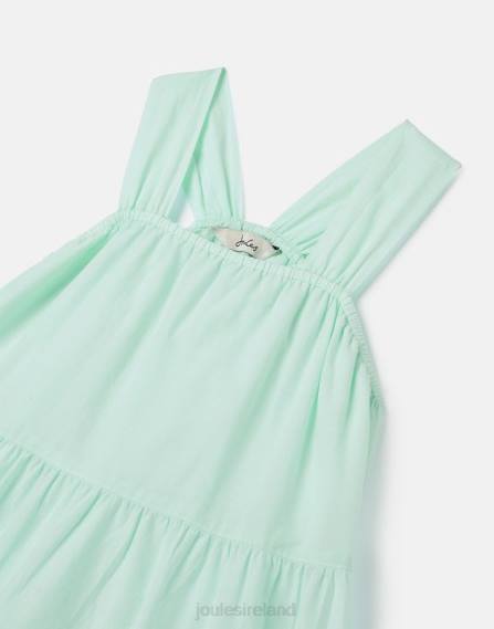 Apparel IE Joules Girls Kiki Tiered Midi Dress 2-12 Years PALE BLUE JVVL278