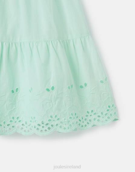 Apparel IE Joules Girls Kiki Tiered Midi Dress 2-12 Years PALE BLUE JVVL278