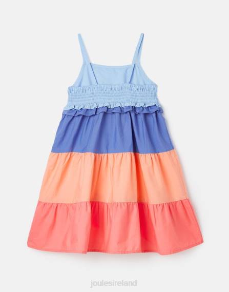 Apparel IE Joules Girls Theadora Trapeze Dress 5-12 Years COLOUR BLOCK JVVL314