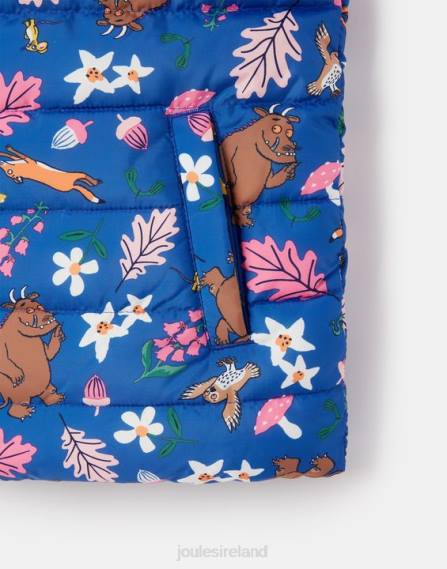 Apparel IE Joules Girls Gruffalo Flip It Reversible Vest 1-6 Years BLUE JVVL260