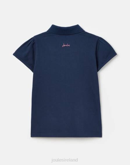 Apparel IE Joules Girls Moxie Polo Shirt 2-12 Years NAVY UNICORN JVVL315