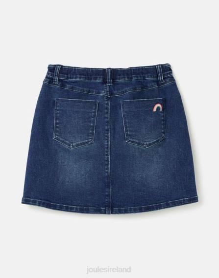 Apparel IE Joules Girls Hollis 5 Pocket Denim Skirt 1-12 Years DENIM JVVL292