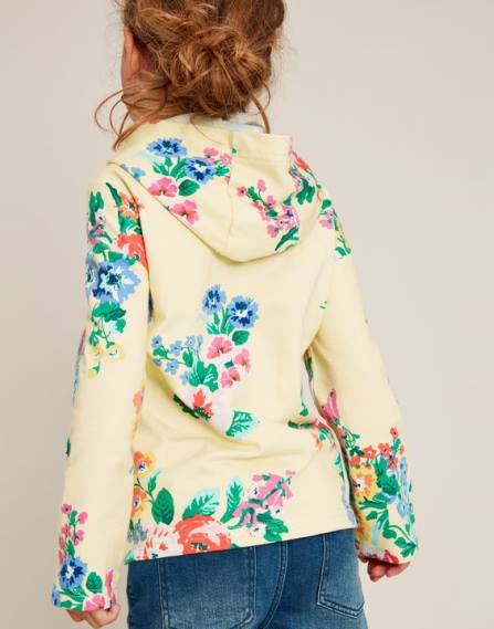 Apparel IE Joules Girls Abbie Lightweight Overhead Hoody 2-12 Years PASTEL YELLOW JVVL282