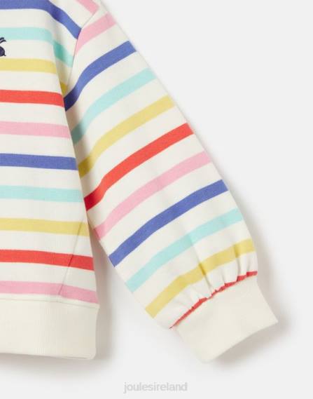 Apparel IE Joules Girls Maple Crew Neck Sweatshirt 2-12 Years MULTI STRIPE JVVL267
