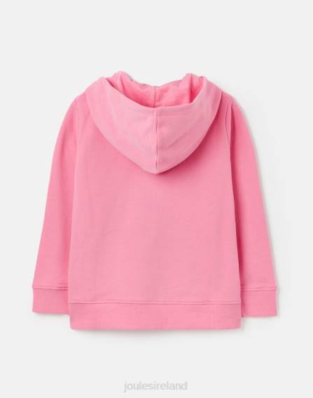 Apparel IE Joules Girls Mayday Zip Through Hooded Sweatshirt 2-12 Years AURORA PINK JVVL263