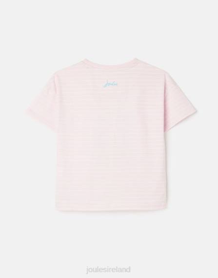 Apparel IE Joules Girls Bethany Applique T-Shirt 2-12 Years FRUITY PINK JVVL295