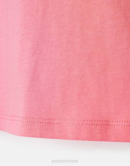 Apparel IE Joules Girls Cassie Short Sleeve T-Shirt 2-12 Years AURORA PINK JVVL311