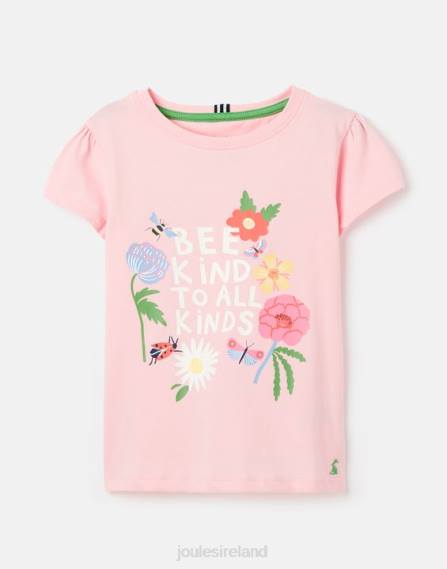 Apparel IE Joules Girls Pixie Screenprint T-Shirt 2-12 Years BEEKIND JVVL270