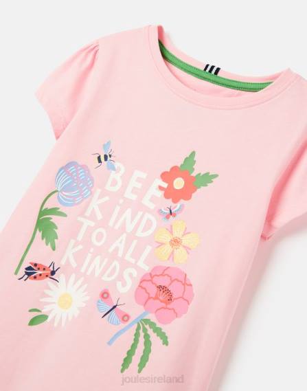 Apparel IE Joules Girls Pixie Screenprint T-Shirt 2-12 Years BEEKIND JVVL270