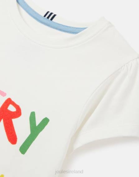 Apparel IE Joules Girls Pixie Short Sleeve Screenprint T-Shirt 2-12 Years DAY ADVENTURE JVVL269
