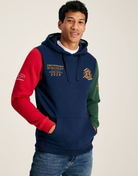 Apparel IE Joules Men Burghley Unisex Hooded Sweatshirt FRENCH NAVY JVVL168