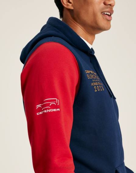 Apparel IE Joules Men Burghley Unisex Hooded Sweatshirt FRENCH NAVY JVVL168