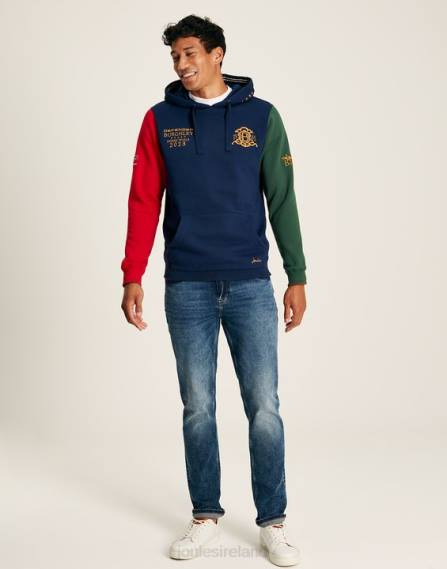 Apparel IE Joules Men Burghley Unisex Hooded Sweatshirt FRENCH NAVY JVVL168