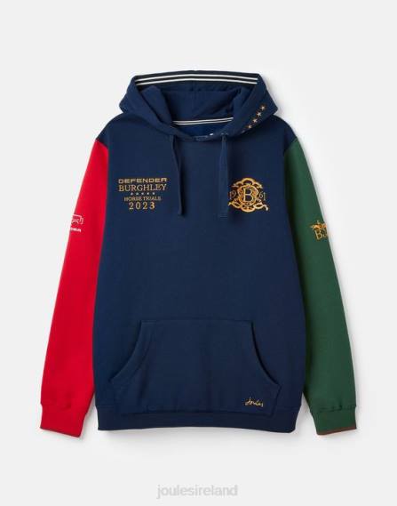 Apparel IE Joules Men Burghley Unisex Hooded Sweatshirt FRENCH NAVY JVVL168