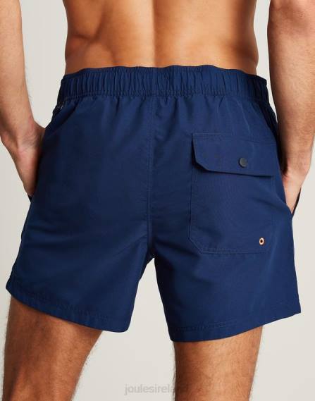 Apparel IE Joules Men Galley Plain Swim Trunks BLUE GEM JVVL226