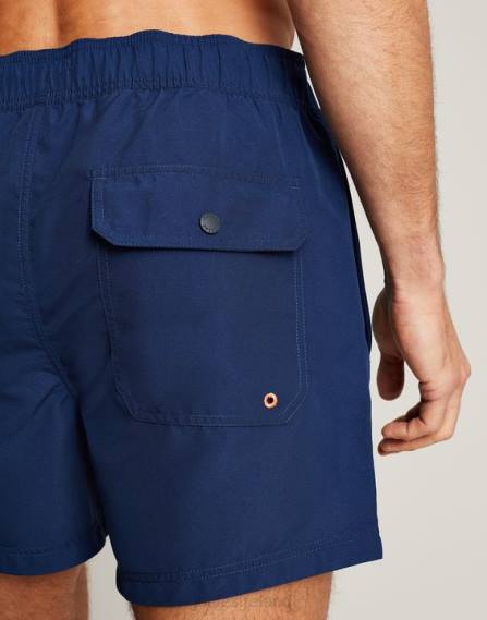 Apparel IE Joules Men Galley Plain Swim Trunks BLUE GEM JVVL226