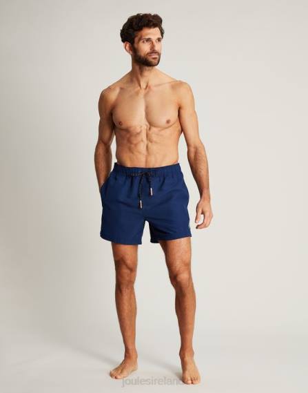 Apparel IE Joules Men Galley Plain Swim Trunks BLUE GEM JVVL226