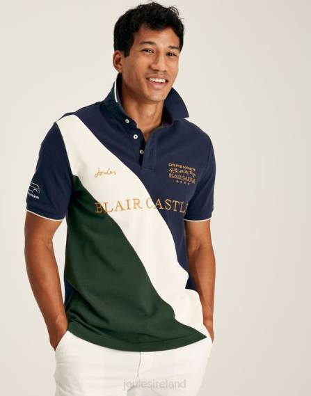 Apparel IE Joules Men Blair Short Sleeved Polo Shirt FRENCH NAVY JVVL169