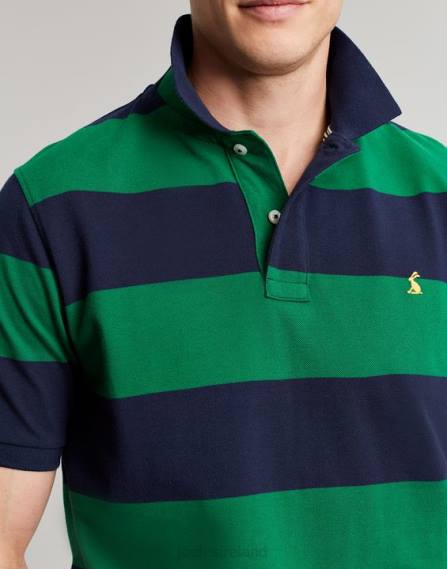 Apparel IE Joules Men Filbert Polo Shirt NAVY GREEN STRIPE JVVL218