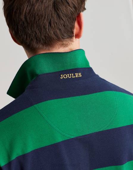 Apparel IE Joules Men Filbert Polo Shirt NAVY GREEN STRIPE JVVL218