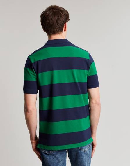 Apparel IE Joules Men Filbert Polo Shirt NAVY GREEN STRIPE JVVL218