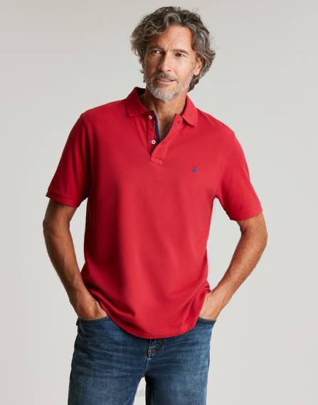Apparel IE Joules Men Woody Polo Shirt CHILLI RED JVVL193