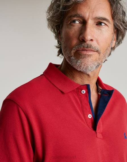 Apparel IE Joules Men Woody Polo Shirt CHILLI RED JVVL193