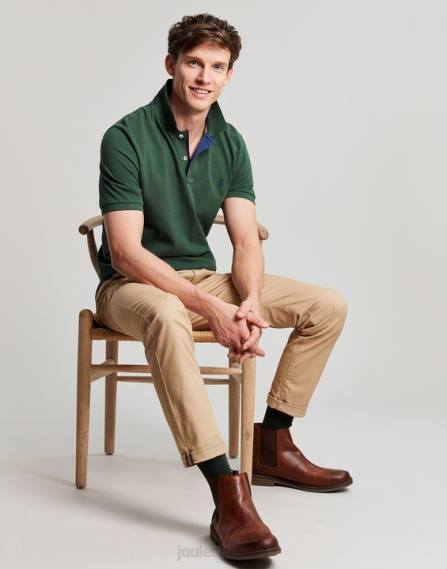 Apparel IE Joules Men Woody Polo Shirt DARK GREEN JVVL192