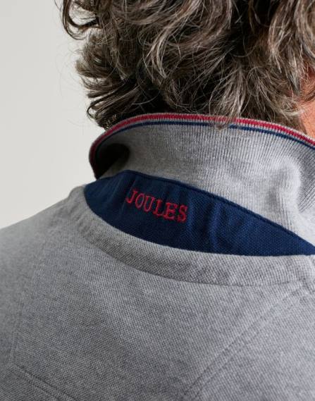 Apparel IE Joules Men Woody Polo Shirt GREY MARL JVVL182