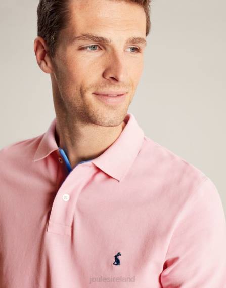Apparel IE Joules Men Woody Polo Shirt LIGHT PINK JVVL183